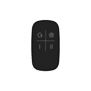 Telecomanda 4 butoane pentru AX PRO 868Mhz, Neagra - HIKVISION DS-PKF1-WE-Black