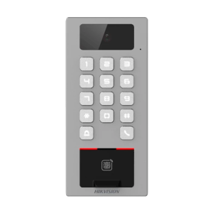 Terminal control acces si Video-interfon, tastatura, card, Bluetooth, Wi-Fi, Alarma - HIKVISION DS-K1T502DBFWX-C