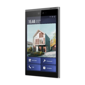 Videointerfon TCP/IP, 10.1' touch screen, 2x2MP, Recunoastere Faciala, Card, Alarma - HIKVISION DS-KD9633-WBE6