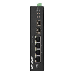 Switch 4 porturi Gigabit PoE, 2 porturi uplink SFP - HIKVISION DS-3T0506HP-E-HS