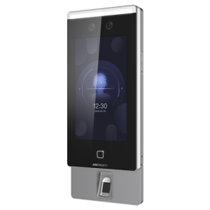 Terminal standalone IP de control acces si pontaj cu recunoastere faciala, amprenta si Card- HIKVISION DS-K1T671MF