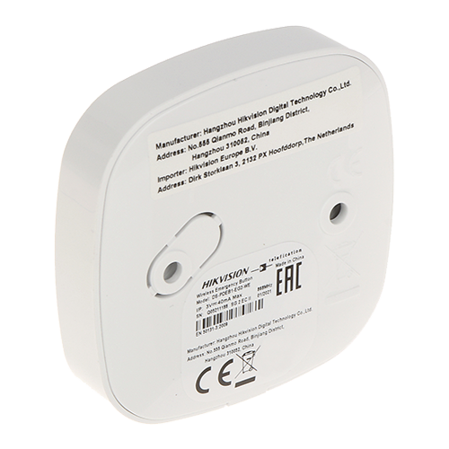 Buton de urgenta Wireless AX PRO 868Mhz, un canal, montaj aplicat - HIKVISION DS-PDEB1-EG2-WE - Image 3