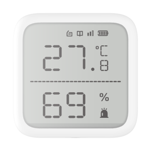 Detector de temperatura si umiditate wireless pentru AX PRO - HIKVISION DS-PDTPH-E-WE