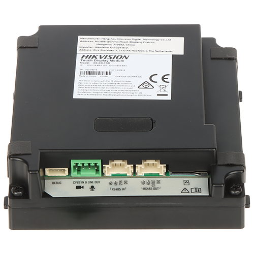 Modul afisaj IPS touch screen, 4 inch, pentru Interfon modular - HIKVISION DS-KD-TDM - Image 3
