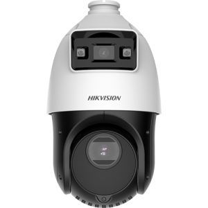 TandemVu, DarkFighter si ColorVu - camera IP, 4MP, lentila 2.8mm SI 4.8~72mm, 15X, WL 30m, IR 100m, Audio, Alarma, PoE+, IP66 - HIKVISION DS-2SE4C415MWG-E14F0